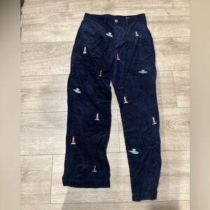 Vineyard Vines Navy Corduroy Trousers